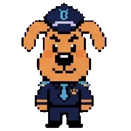 Sheriff Labrador sprite