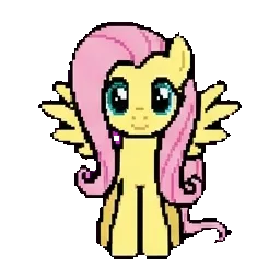 Flutter shy sprite
