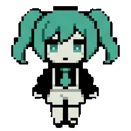 Hatsune Miku - Hana Ni Kaze sprite