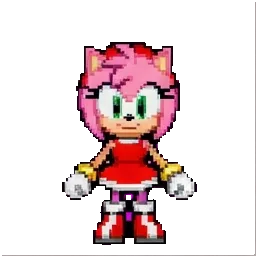 Amy The Hedgehog sprite
