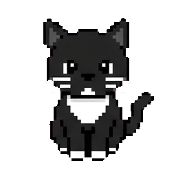 Black cat sprite