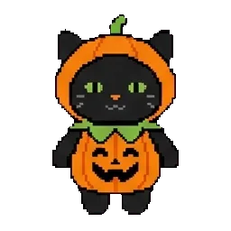 Pumpkin cat sprite
