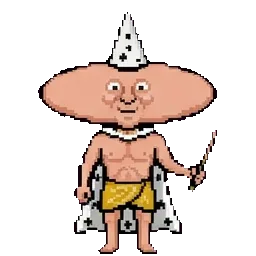 The wizard oval sprite