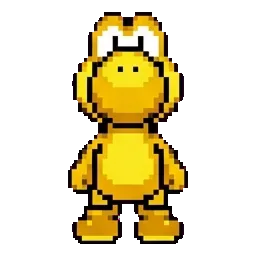 Golden Yoshi sprite