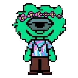 Cyan sprite