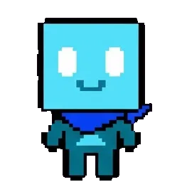 Cyan sprite