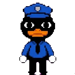 Police Duckman sprite