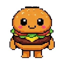 Burger From Fishingfood sprite