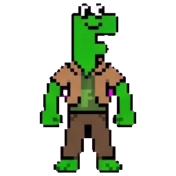 Anthro Frogeon sprite
