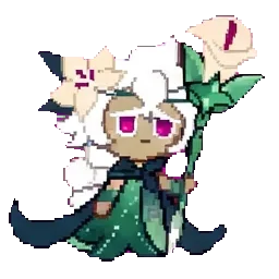 White Lily cookie sprite