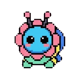 Gumball caterpillar sprite