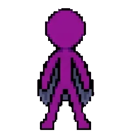 Purple.stickfigure sprite