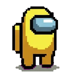 Yellow among us sprite