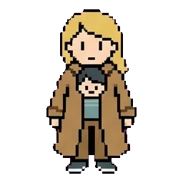 Wallby and Allen in a Trenchcoat sprite