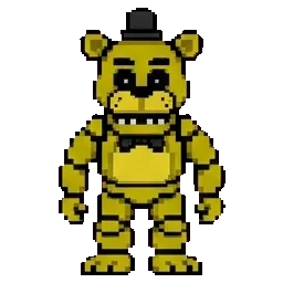 Golden Freddy sprite