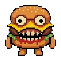 Burger tickle sprite
