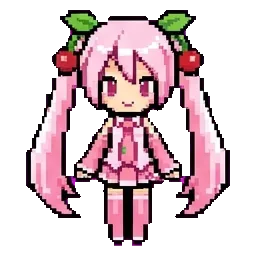 Sakura Miku sprite