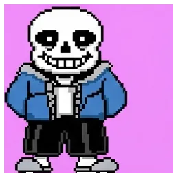 Sans from undertale sprite