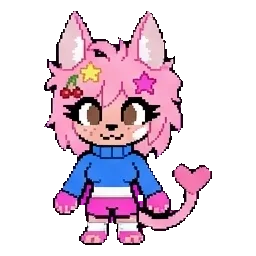 Floral Kitty sprite