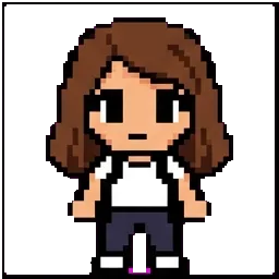 Pixel yvonne sprite