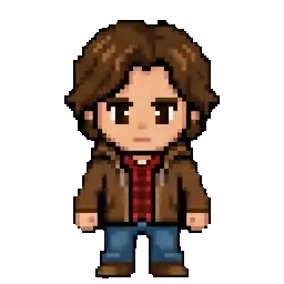 Sam Winchester sprite
