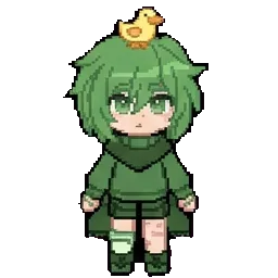 Cube green sprite