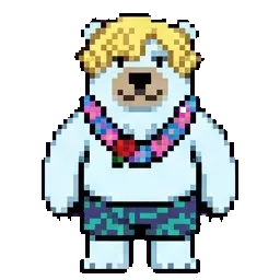 Beach Bear sprite