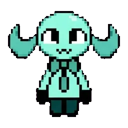 Cyan sprite