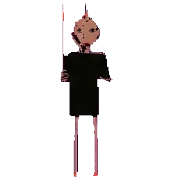 Orange baldloon sprite