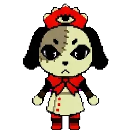 Maroon nurse sprite