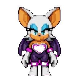 Rogue The Bat With Big Boobs sprite