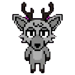 Deer Jr The Deer Light Gray sprite