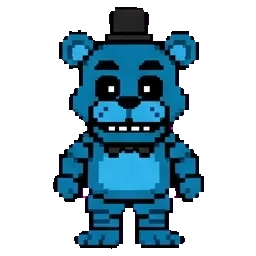 Blue Freddy sprite