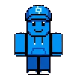 Blue Robloxian sprite
