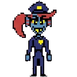 Officer Undyne sprite
