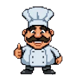 Chef maceronu speggeti revioli riggatoni pinne sprite