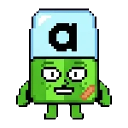Alphablock A sprite