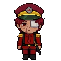 Captain Red sprite