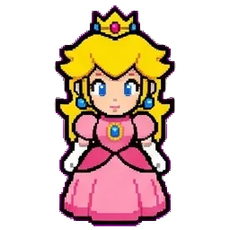 Princess peach sprite