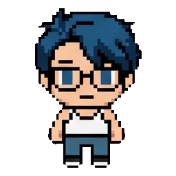 Glasses dude (Nik) sprite