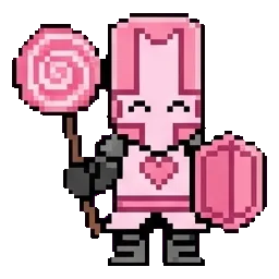 Pink knight sprite