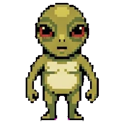 Alien Frog sprite