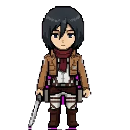 Mikasa Ackerman sprite