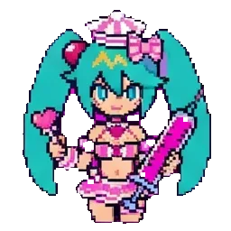Candy Miku sprite