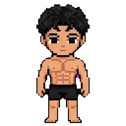Un chico provocativo que habla español sprite
