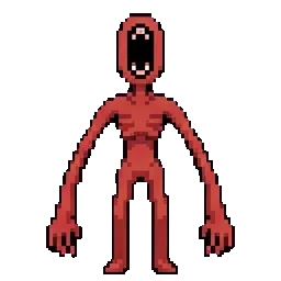 The man covered in marrow sprite