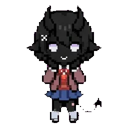 Twixxel (Ddlc) sprite