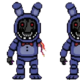 Withered Bonnie sprite