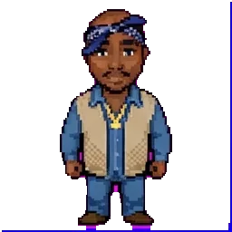 Tupac Shakur sprite