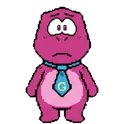 Gobbles the learnsaurus sprite